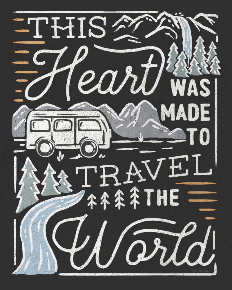 Adventurous VI Black art print by Laura Marshall for $57.95 CAD