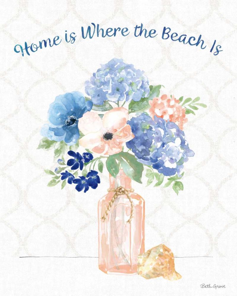 Coastline Botanical VI art print by Beth Grove for $57.95 CAD