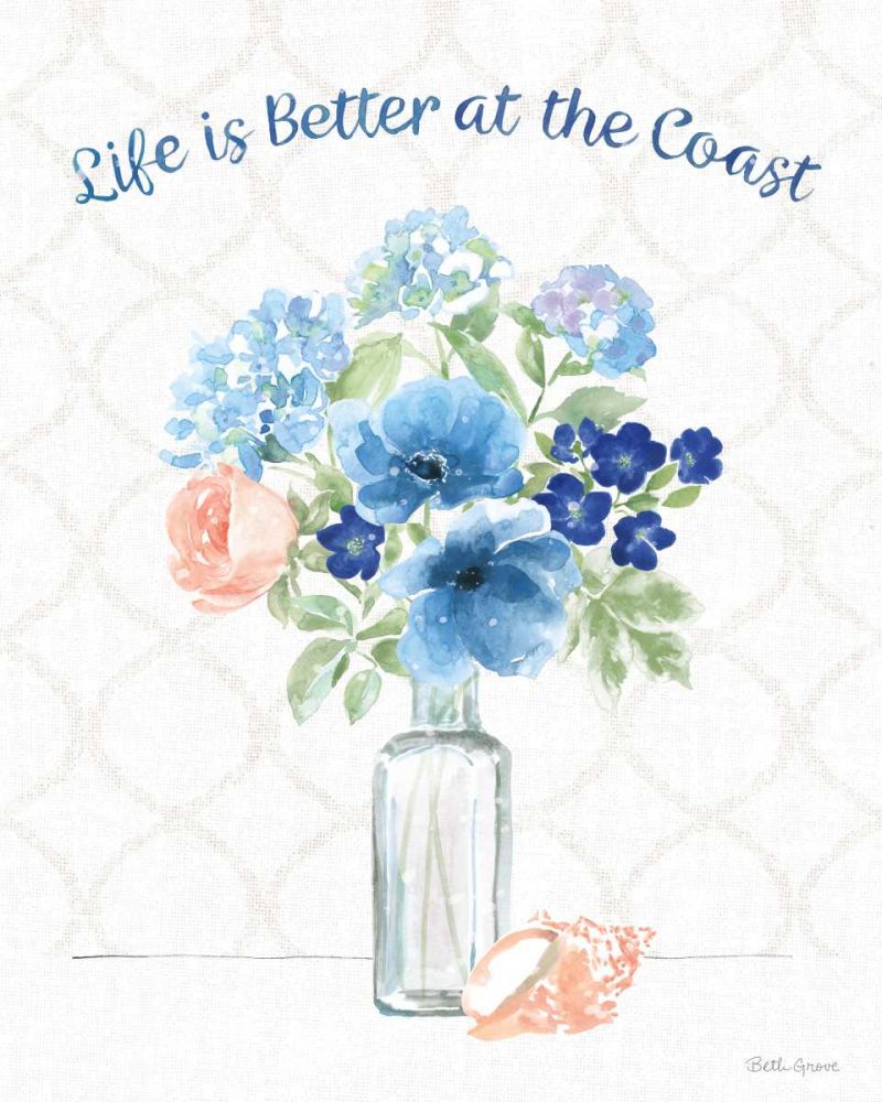 Coastline Botanical VIII art print by Beth Grove for $57.95 CAD