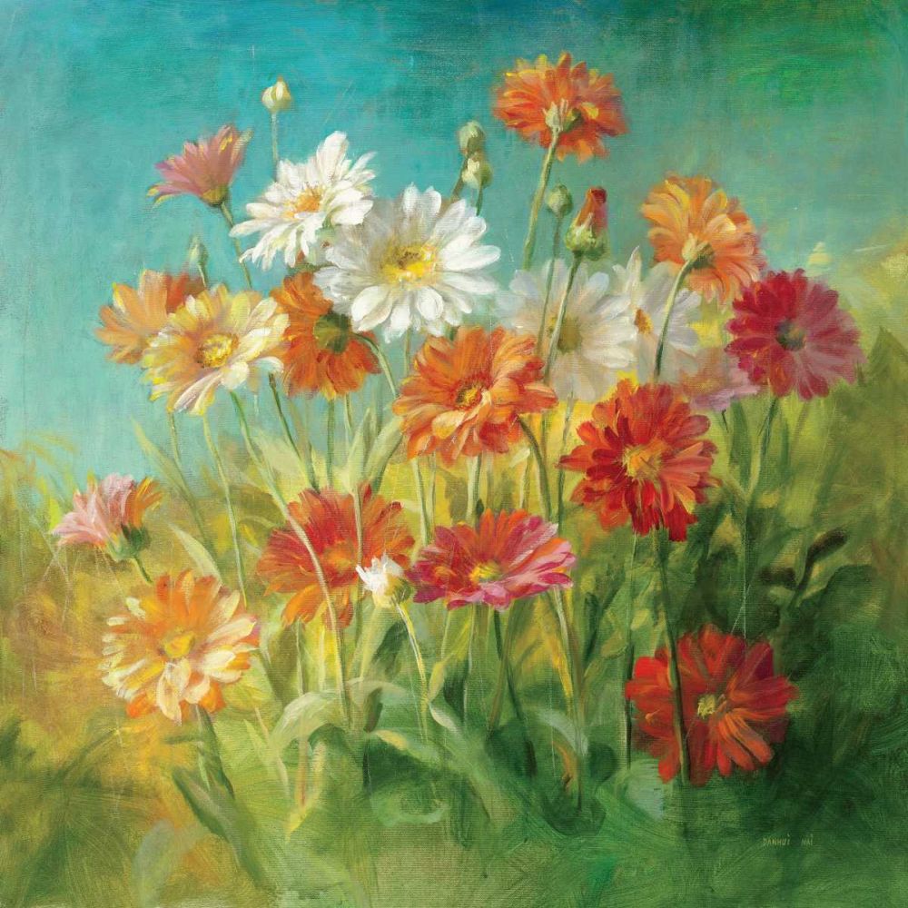 Painted Daisies art print by Danhui Nai for $57.95 CAD