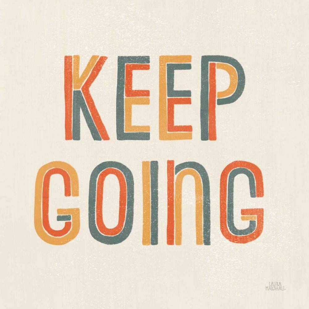 Retro Words II art print by Laura Marshall for $57.95 CAD