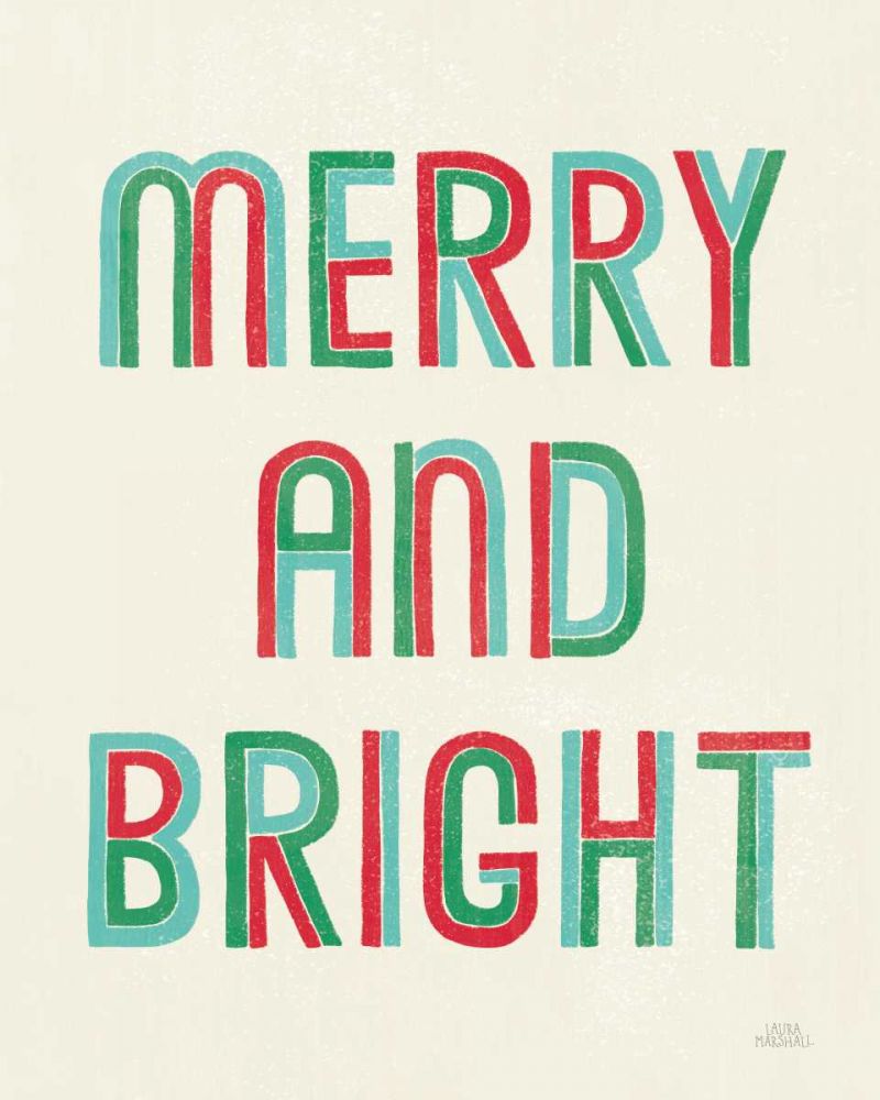 Christmas Sentiments I art print by Laura Marshall for $57.95 CAD