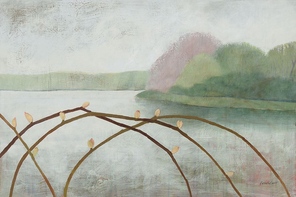 Nonquit Pond in May art print by Kathrine Lovell for $57.95 CAD