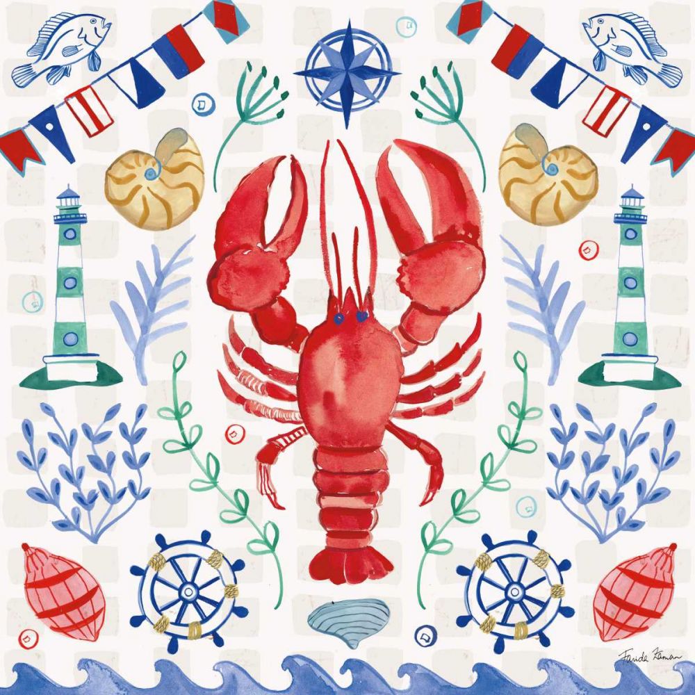 Maritime Delight III art print by Farida Zaman for $57.95 CAD
