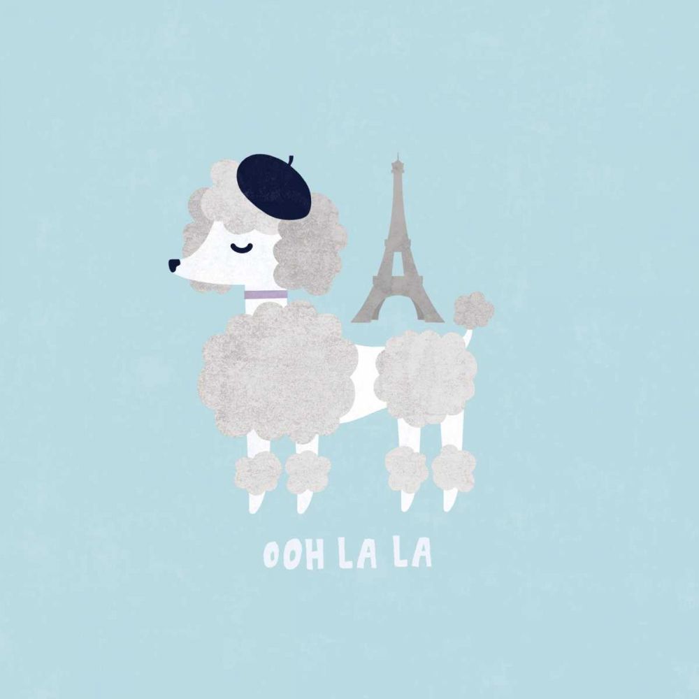Good Dogs French Poodle Pastel art print by Moira Hershey for $57.95 CAD