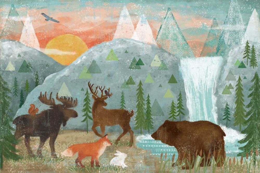 Woodland Forest I art print by Veronique Charron for $57.95 CAD