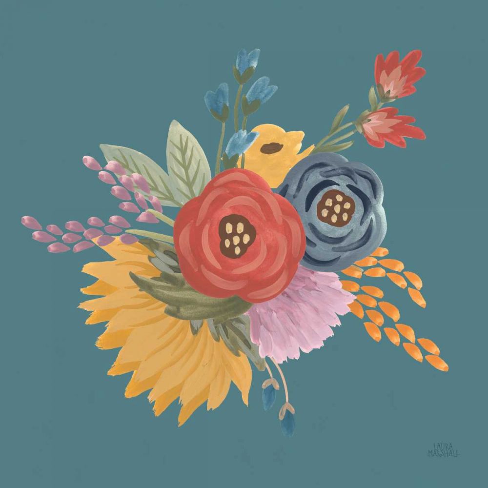 Harvest Garden Flowers IV art print by Laura Marshall for $57.95 CAD