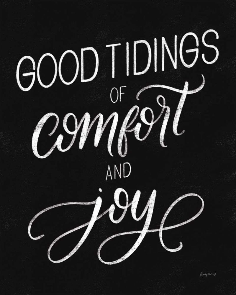 Christmas Sayings V Words art print by Becky Thorns for $57.95 CAD