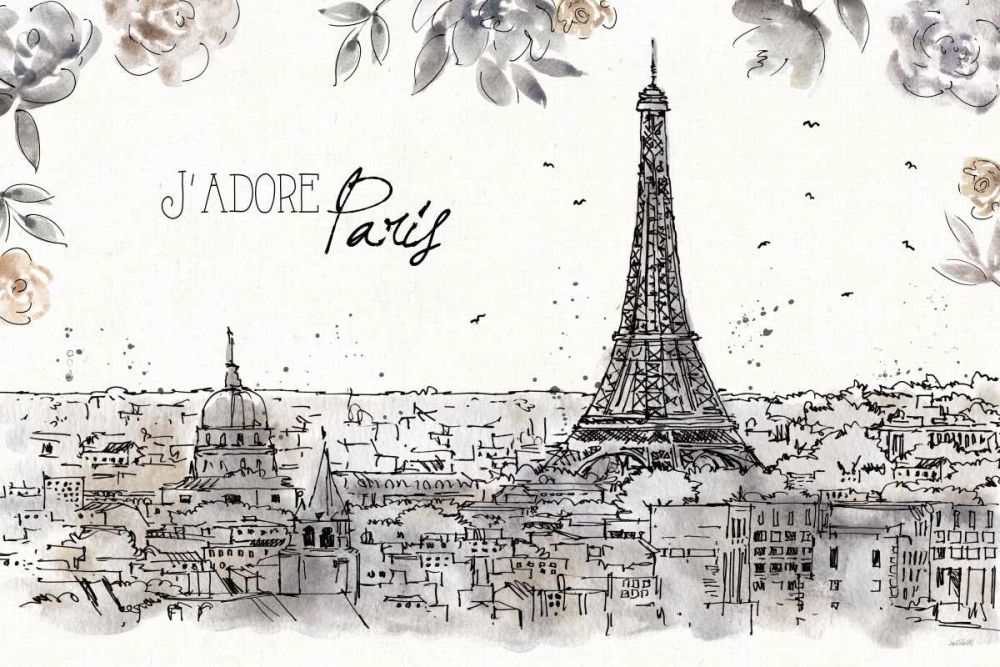 Skyline Sketches II art print by Anne Tavoletti for $57.95 CAD