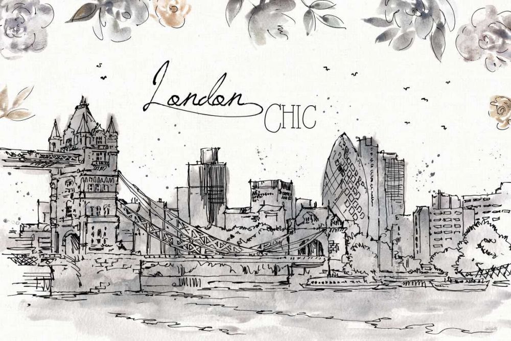 Skyline Sketches IV art print by Anne Tavoletti for $57.95 CAD