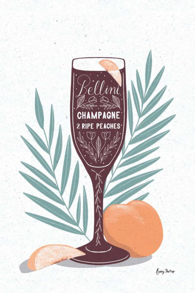 Fruity Cocktails I art print by Becky Thorns for $57.95 CAD