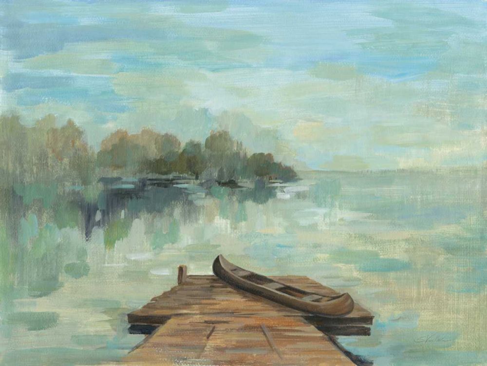 Lakeside Retreat II no Wood art print by Silvia Vassileva for $57.95 CAD