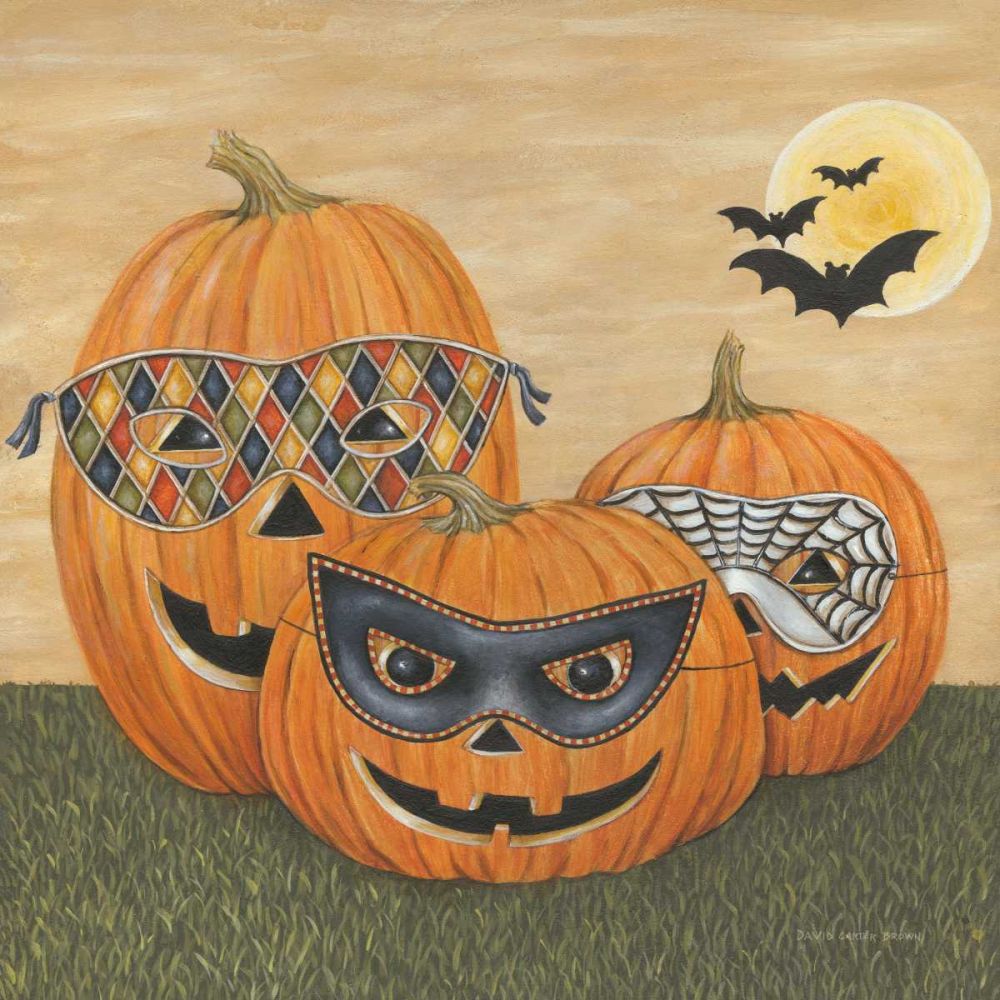 Funny Pumpkins art print by David Carter Brown for $57.95 CAD