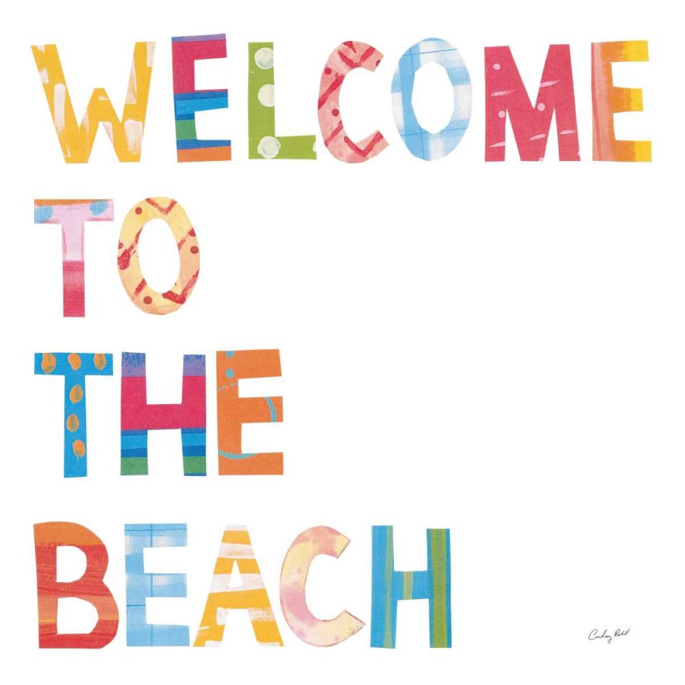 Sea Sand Sun III art print by Courtney Prahl for $57.95 CAD