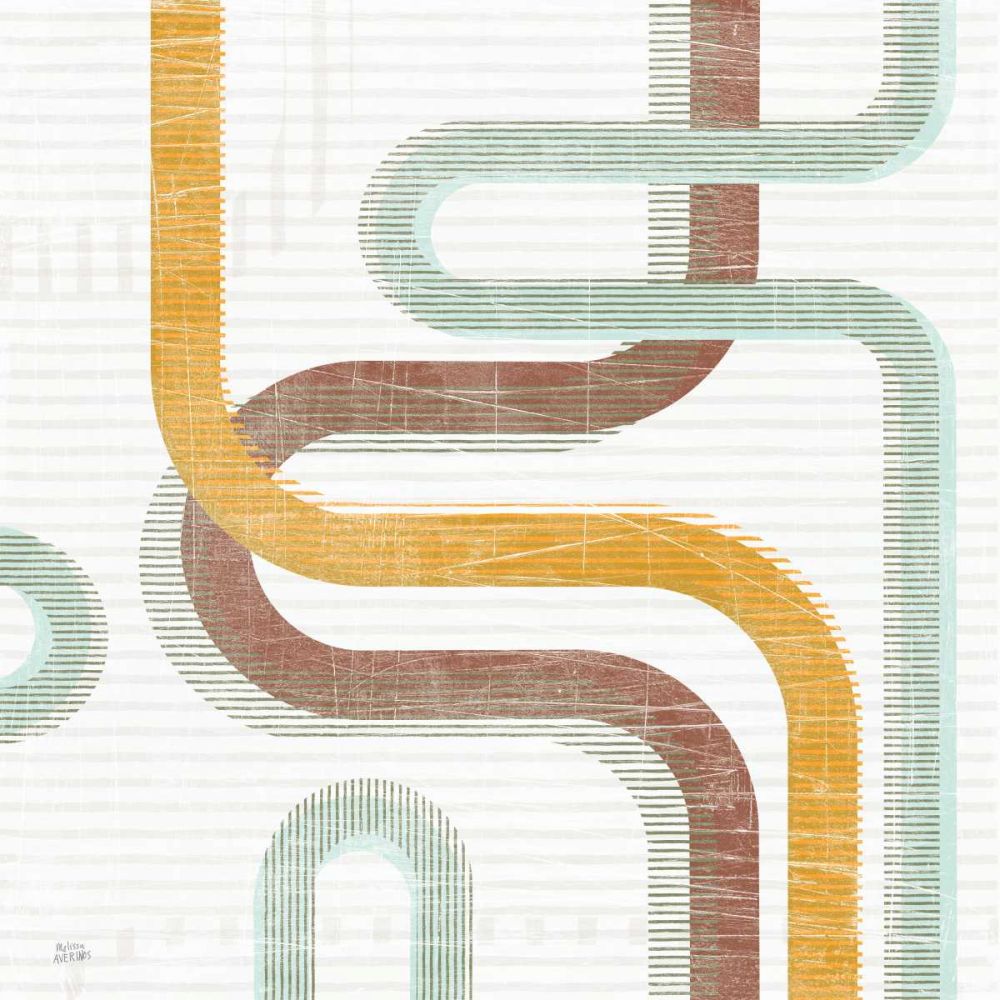Subway Lines I art print by Melissa Averinos for $57.95 CAD