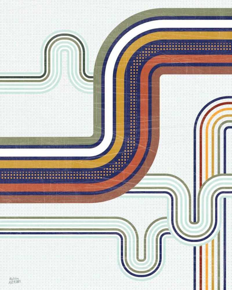Retro Subway I art print by Melissa Averinos for $57.95 CAD