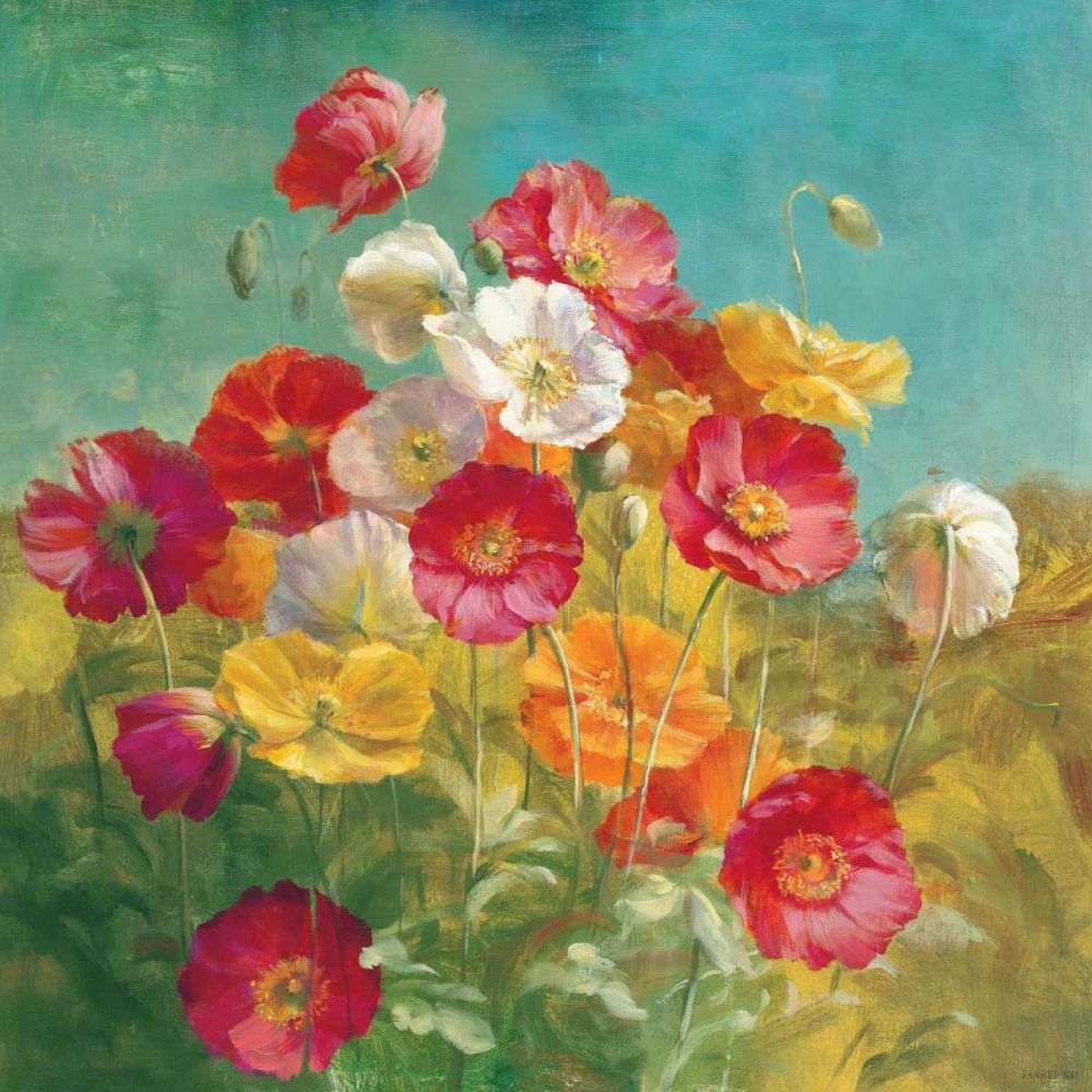 Poppies in the Field art print by Danhui Nai for $57.95 CAD