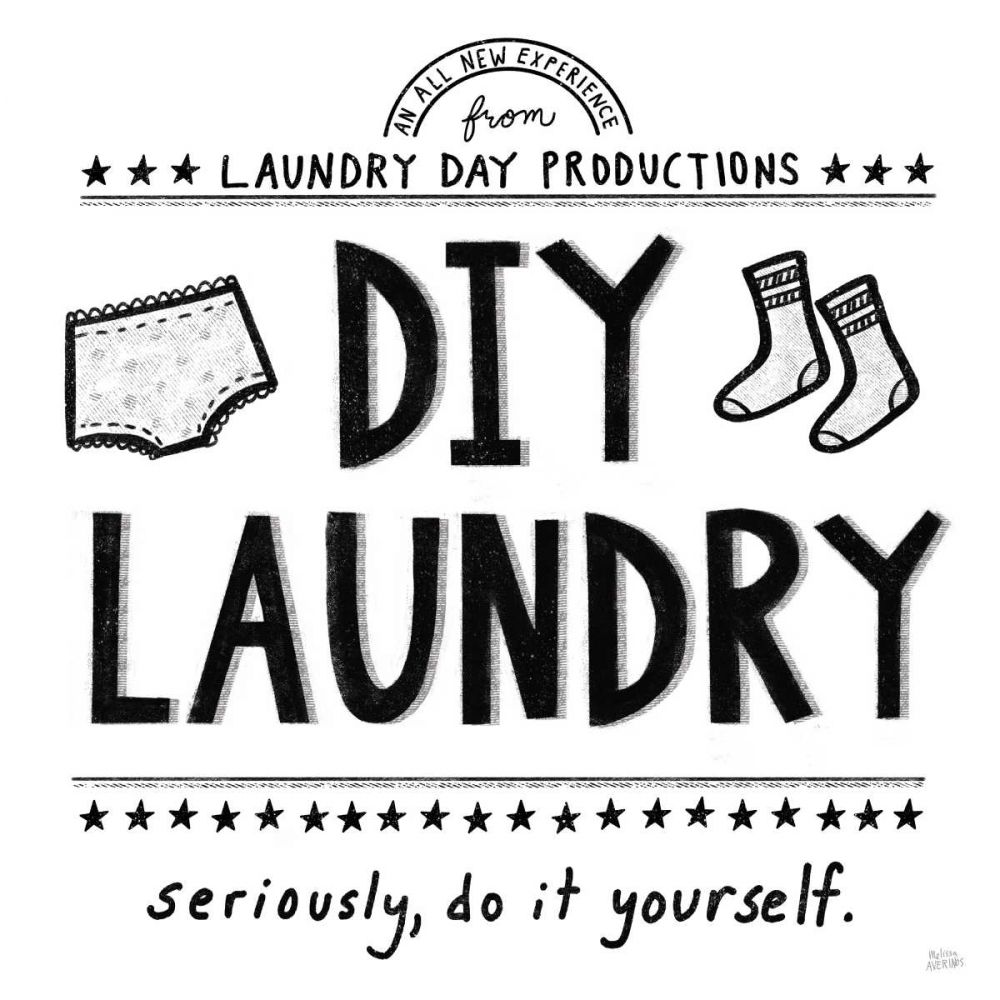 DIY Laundry art print by Melissa Averinos for $57.95 CAD
