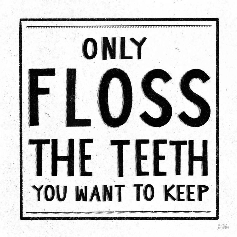 Only Floss art print by Melissa Averinos for $57.95 CAD