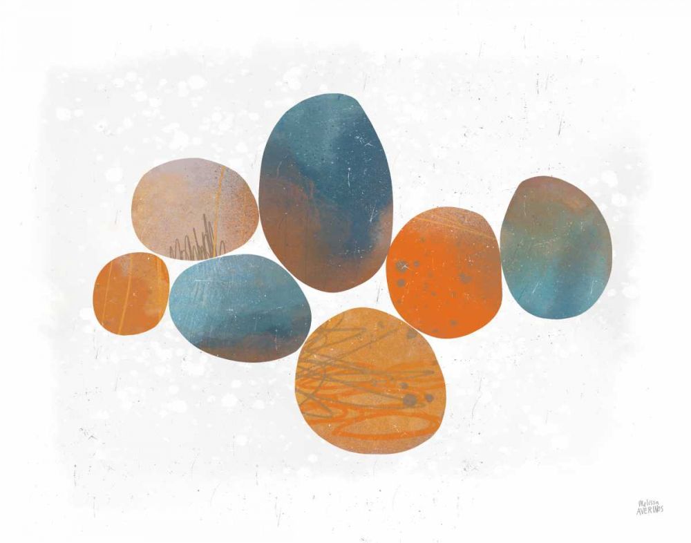 Collage Stones art print by Melissa Averinos for $57.95 CAD