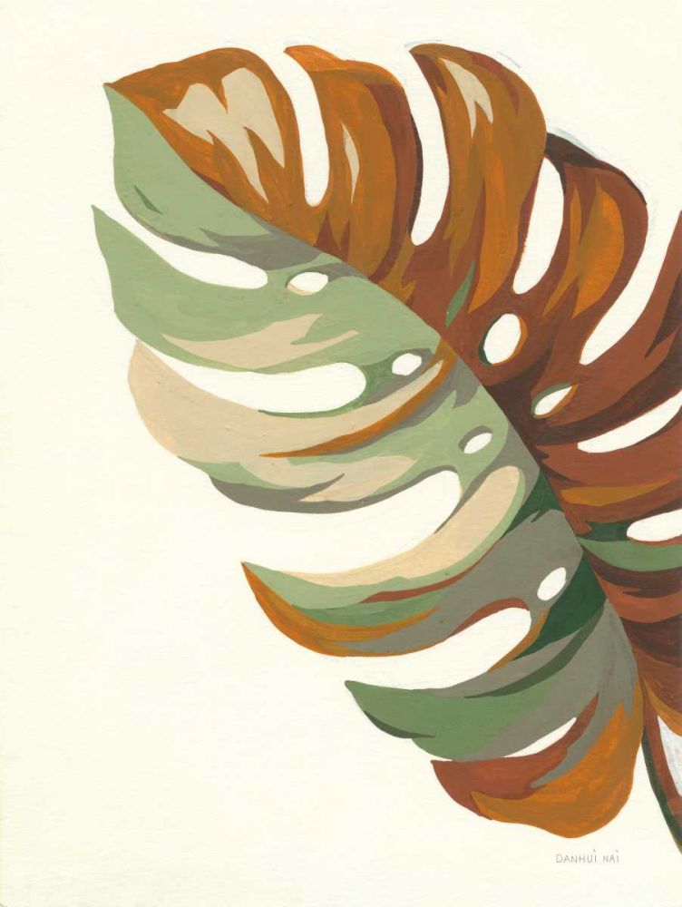 Retro Big Leaf III art print by Danhui Nai for $57.95 CAD