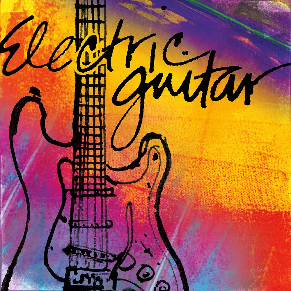 Guitar art print by Anne Tavoletti for $57.95 CAD