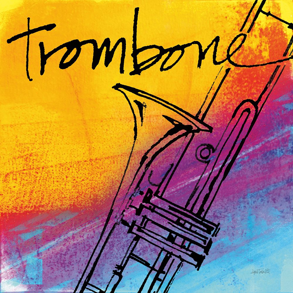 Trombone art print by Anne Tavoletti for $57.95 CAD
