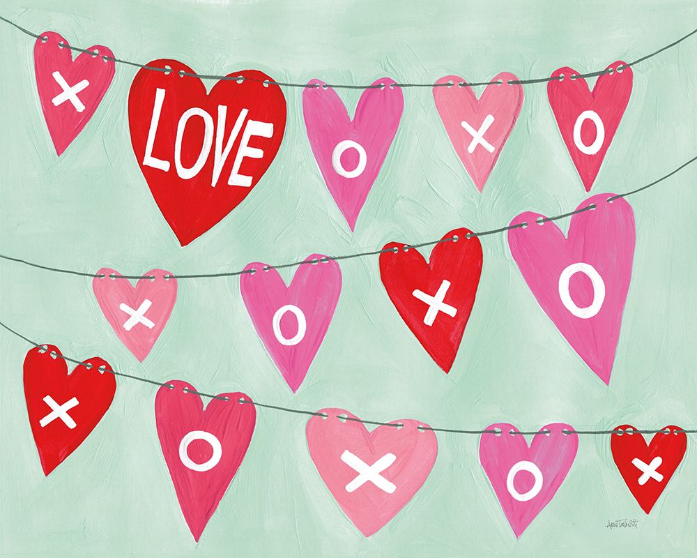 Love XOXO art print by Anne Tavoletti for $57.95 CAD