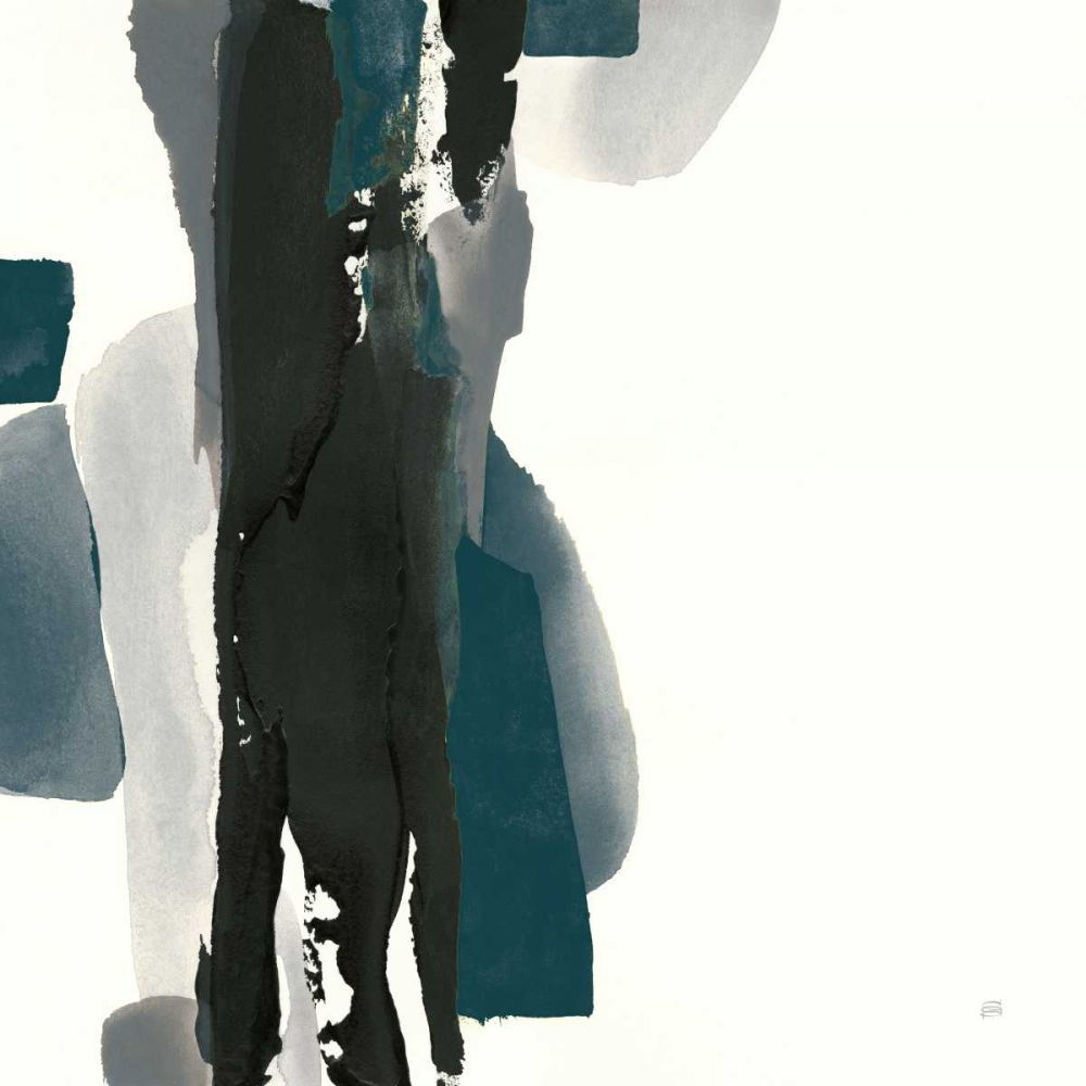 Black and Dark Teal II art print by Chris Paschke for $57.95 CAD