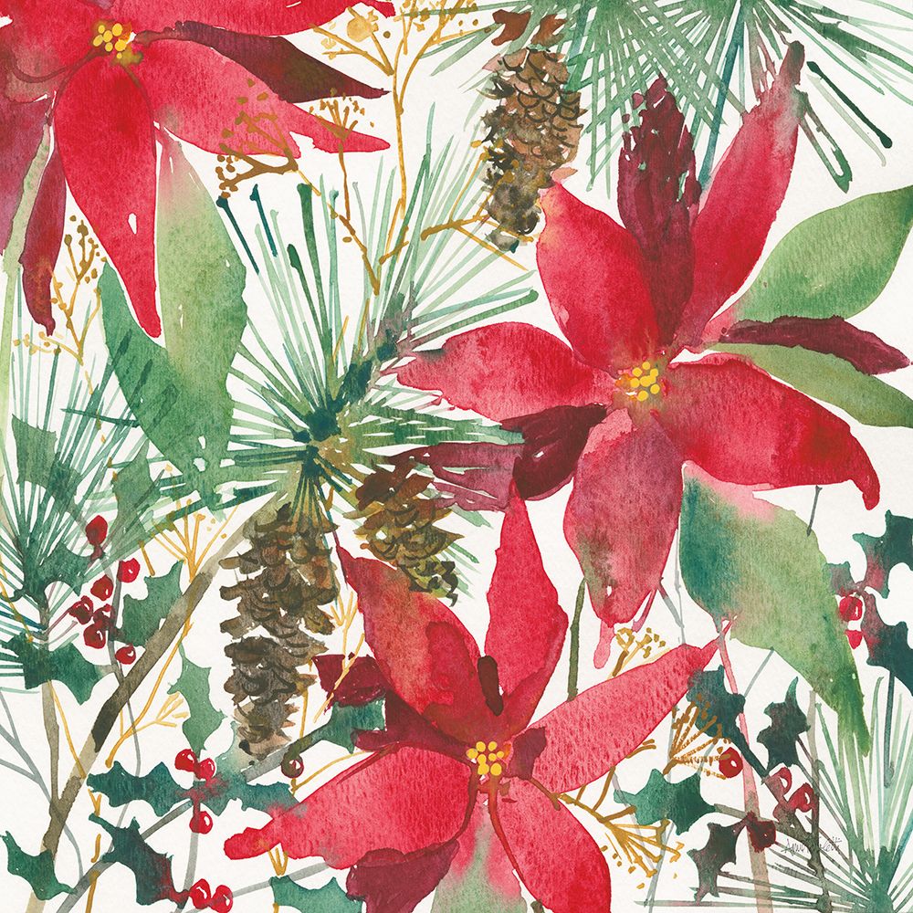 December Flowers art print by Anne Tavoletti for $57.95 CAD