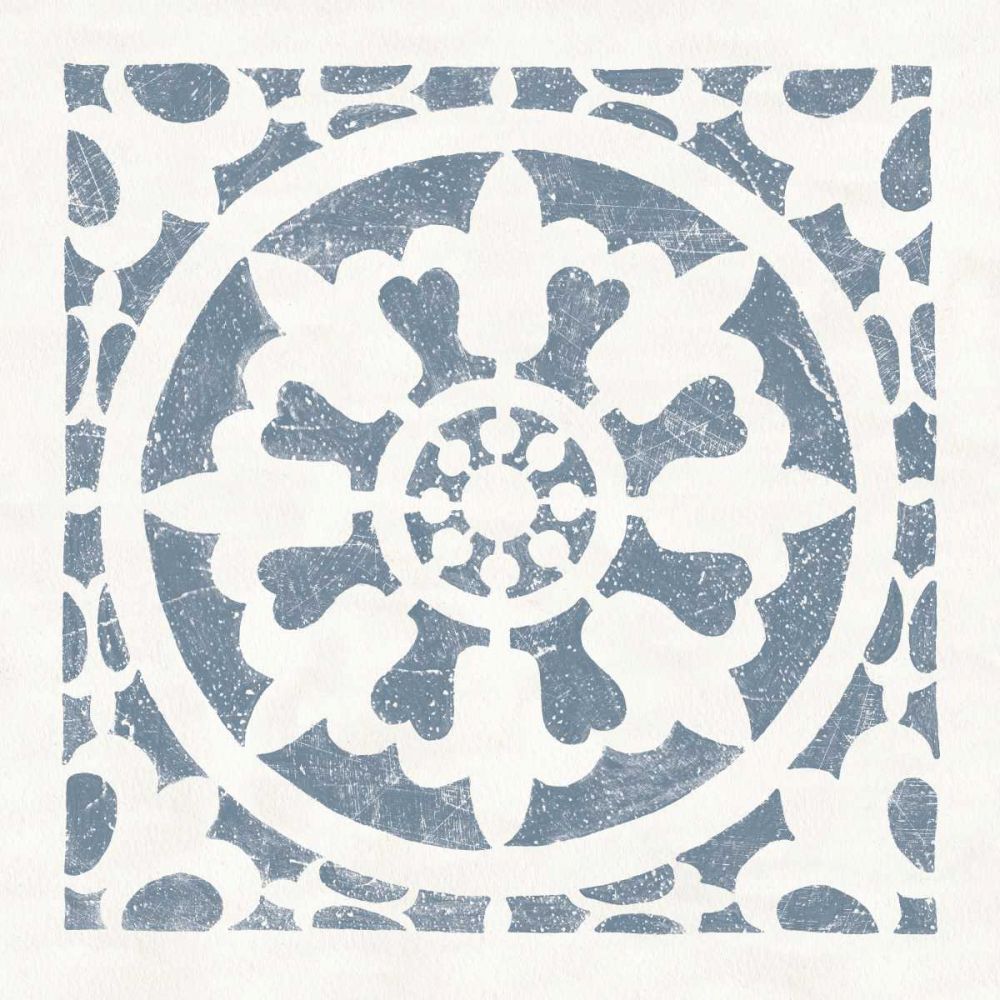 Hacienda Tile II Bluestone art print by Moira Hershey for $57.95 CAD