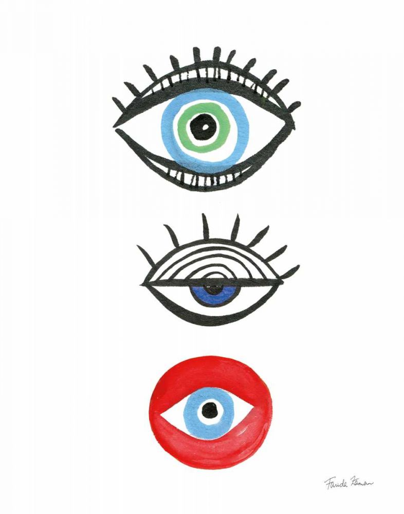 The Stare II art print by Farida Zaman for $57.95 CAD