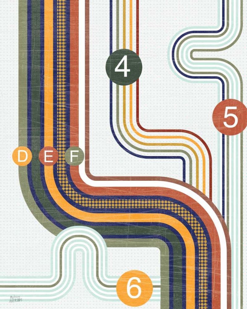 Retro Subway II art print by Melissa Averinos for $57.95 CAD