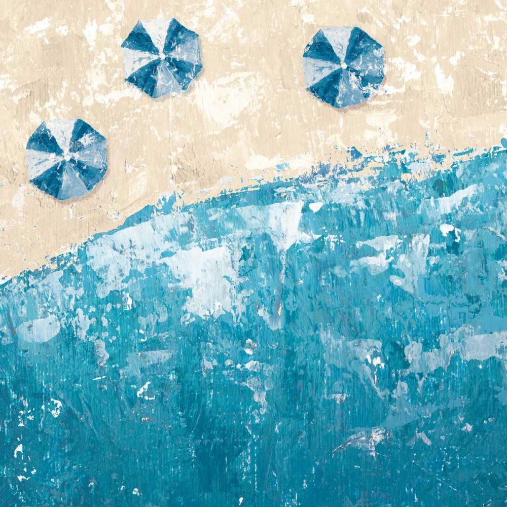 Beach Days Blue art print by Sarah Adams for $57.95 CAD