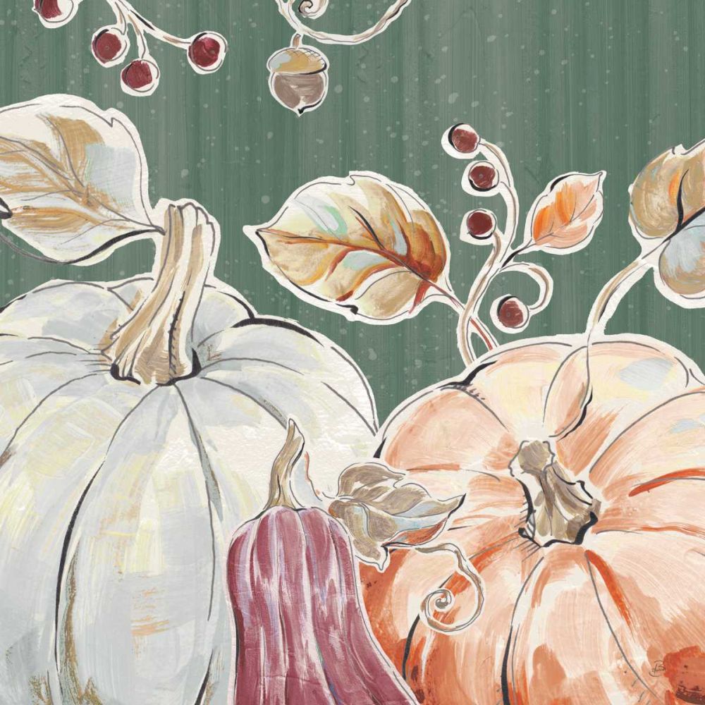 Pumpkin Patch II Dark art print by Daphne Brissonnet for $57.95 CAD