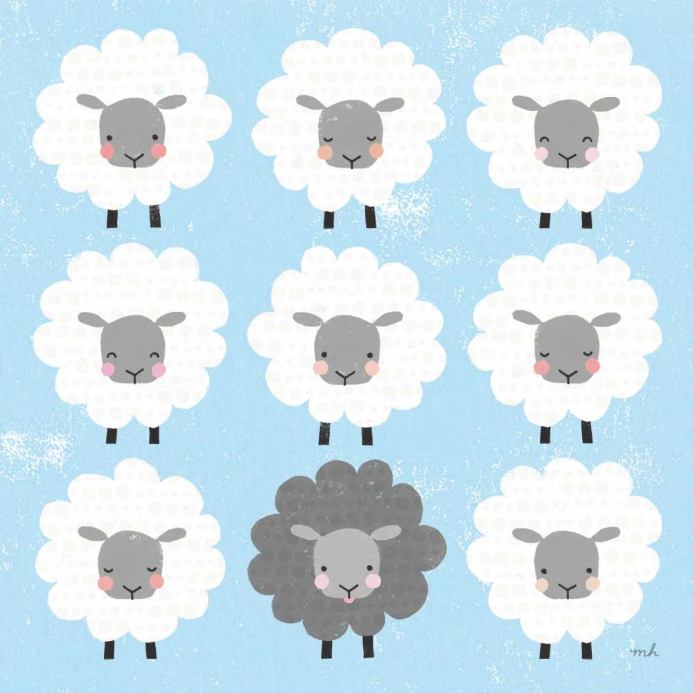 Be Ewe art print by Moira Hershey for $57.95 CAD