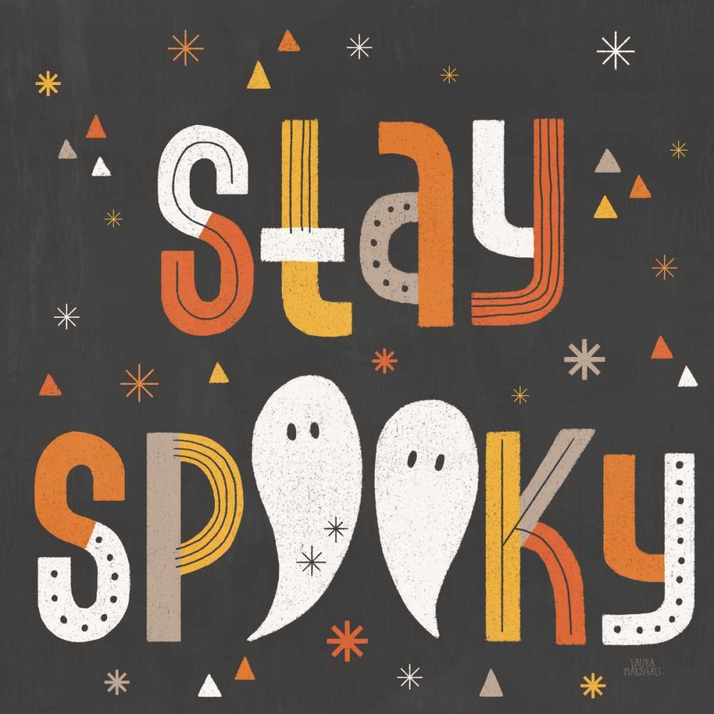 Retro Halloween III art print by Laura Marshall for $57.95 CAD