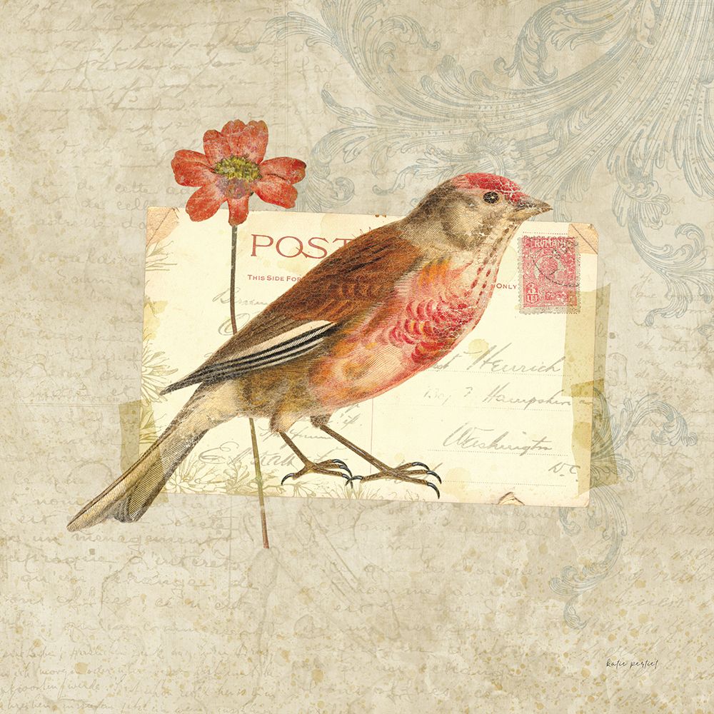 Traveler Bird I art print by Katie Pertiet for $57.95 CAD