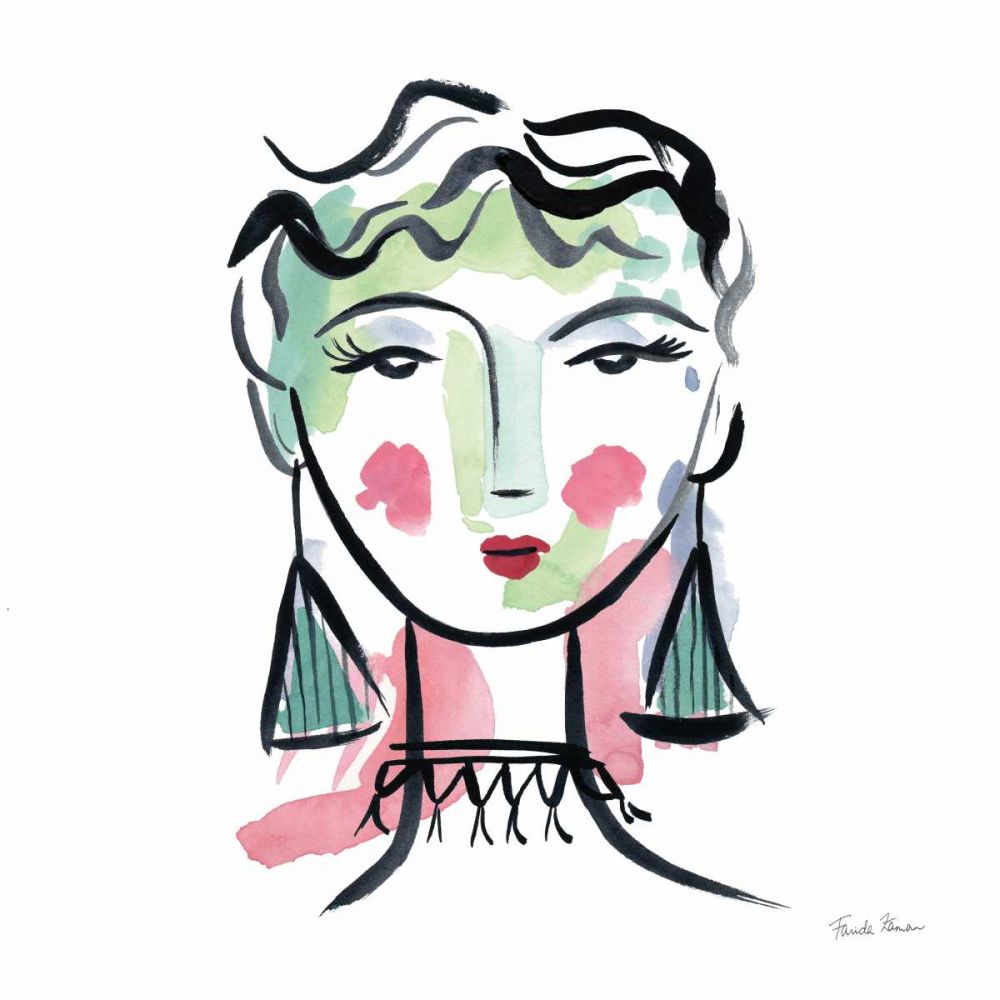 Pretty Faces III art print by Farida Zaman for $57.95 CAD