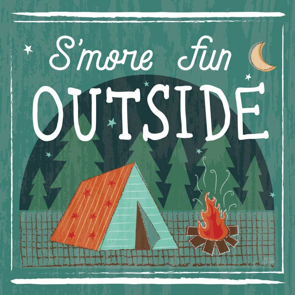 Comfy Camping III art print by Melissa Averinos for $57.95 CAD