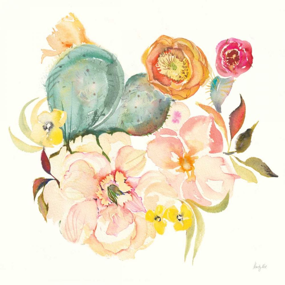 Succulent Desert IV art print by Kristy Rice for $57.95 CAD