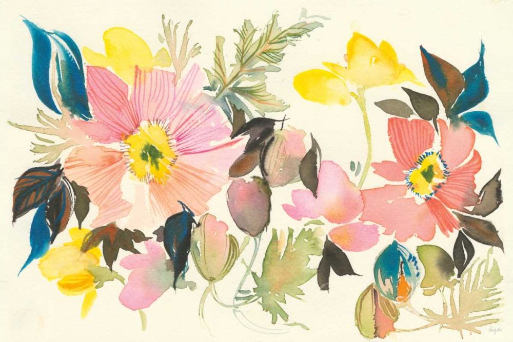 Pastel Garden I art print by Kristy Rice for $57.95 CAD