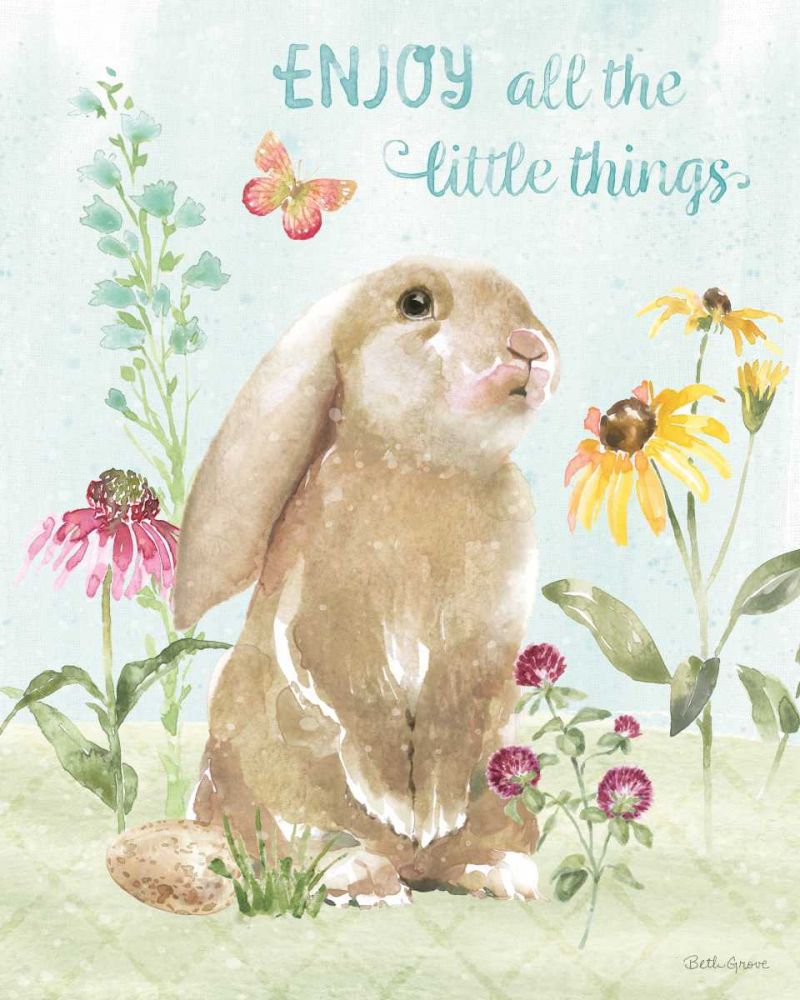 Sweet Bunnies II art print by Beth Grove for $57.95 CAD
