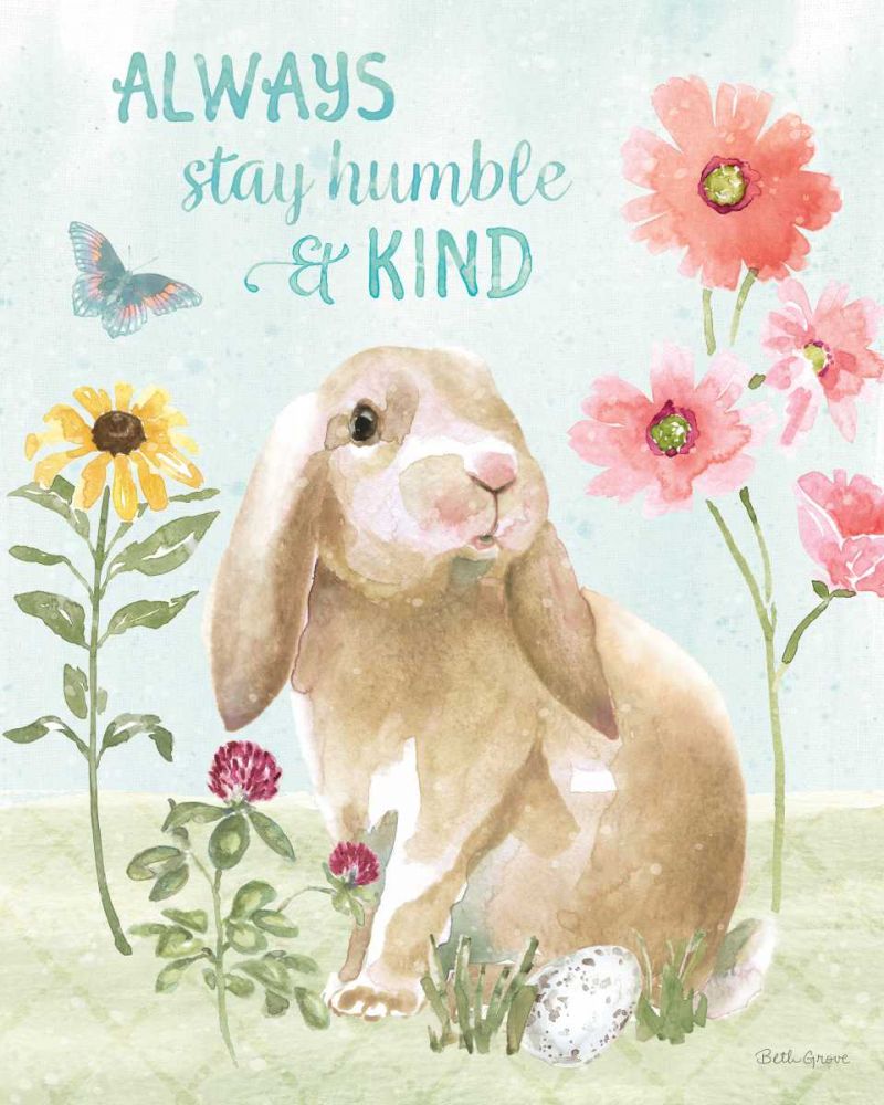 Sweet Bunnies III art print by Beth Grove for $57.95 CAD
