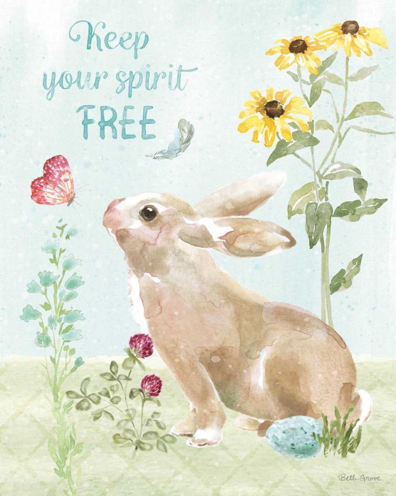 Sweet Bunnies V art print by Beth Grove for $57.95 CAD