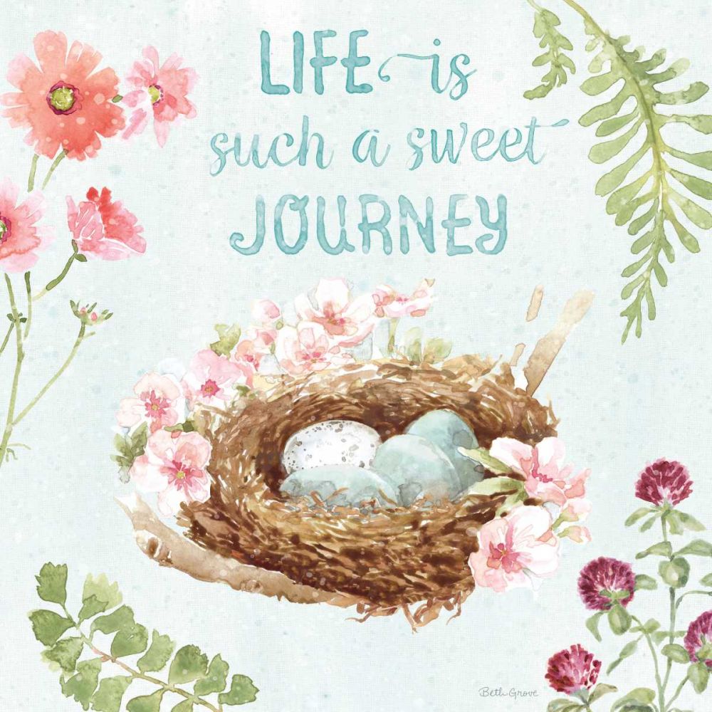Sweet Bunnies VII art print by Beth Grove for $57.95 CAD