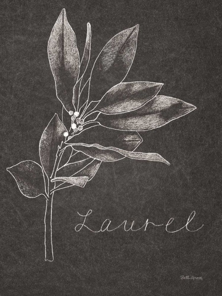 Black and White Chalkboard Christmas I art print by Beth Grove for $57.95 CAD