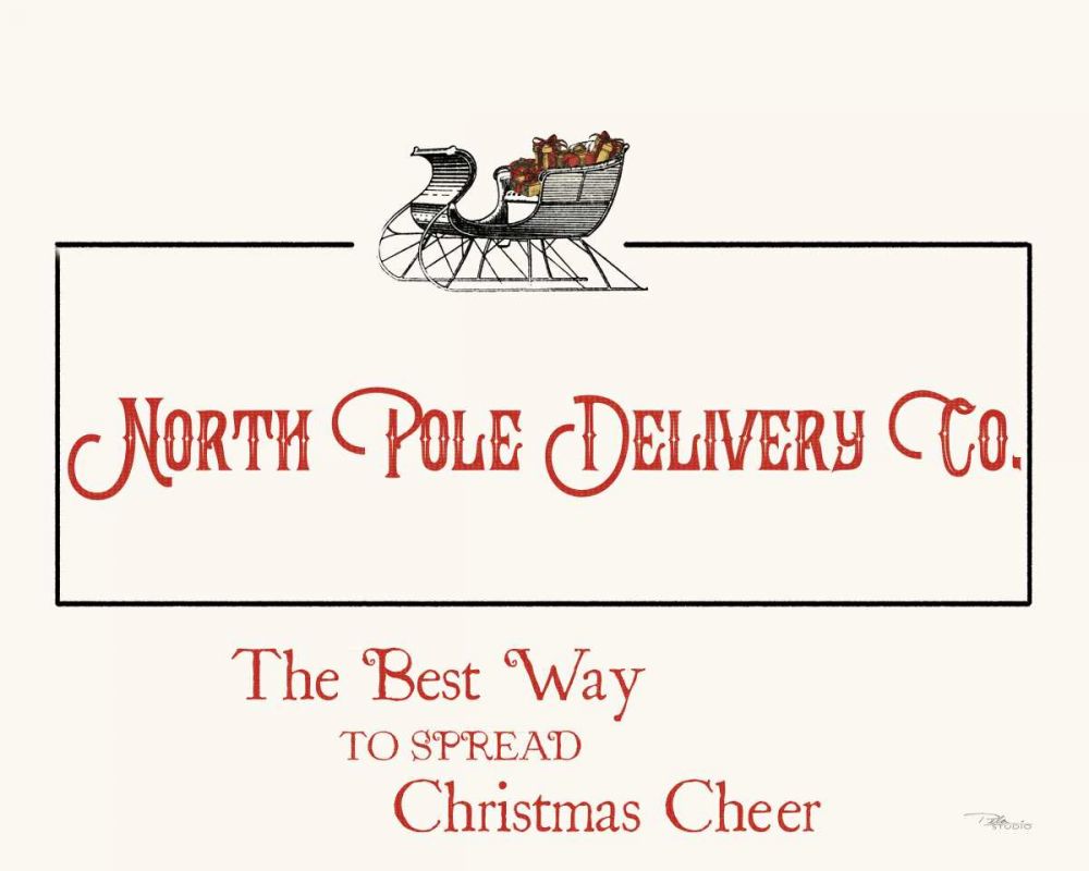 North Pole Delivery Co. art print by Pela Studio for $57.95 CAD