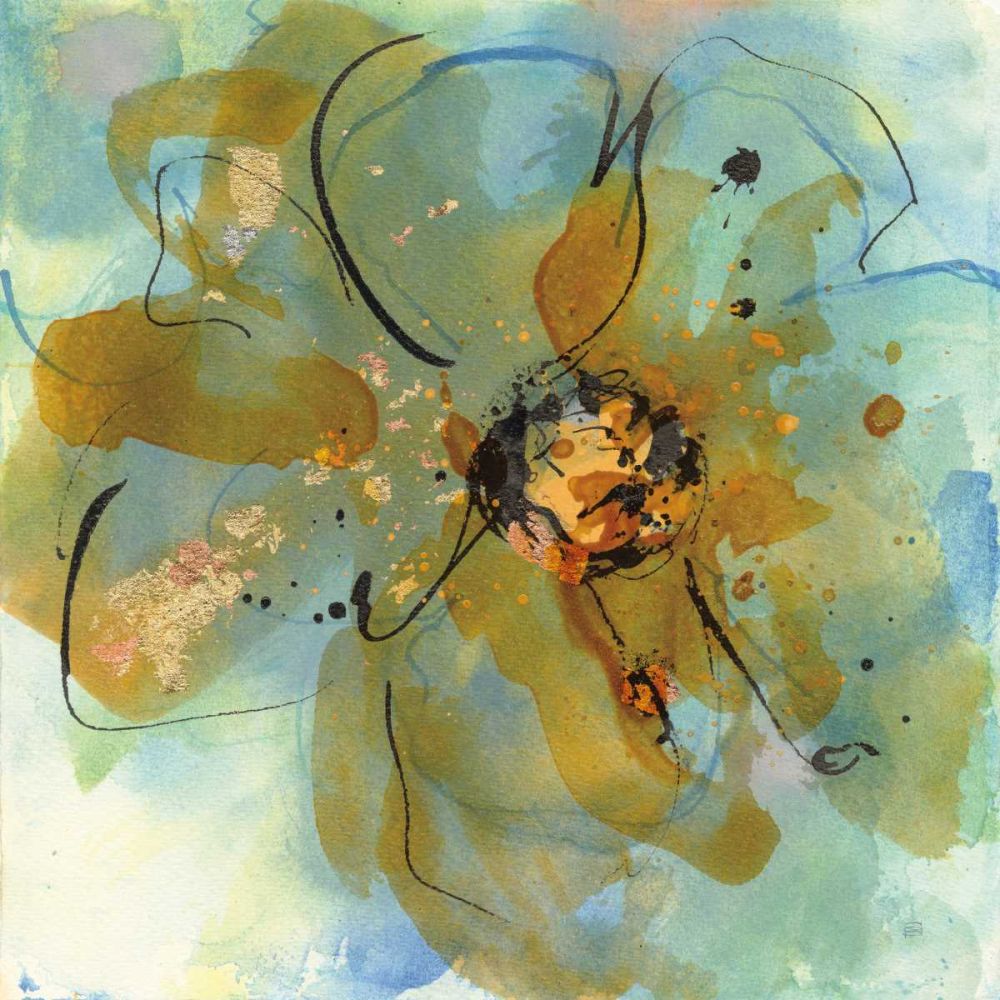 Amber and Leaf I art print by Chris Paschke for $57.95 CAD
