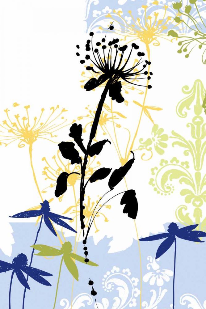 Funky Botanical II No Words art print by Wild Apple Portfolio for $57.95 CAD